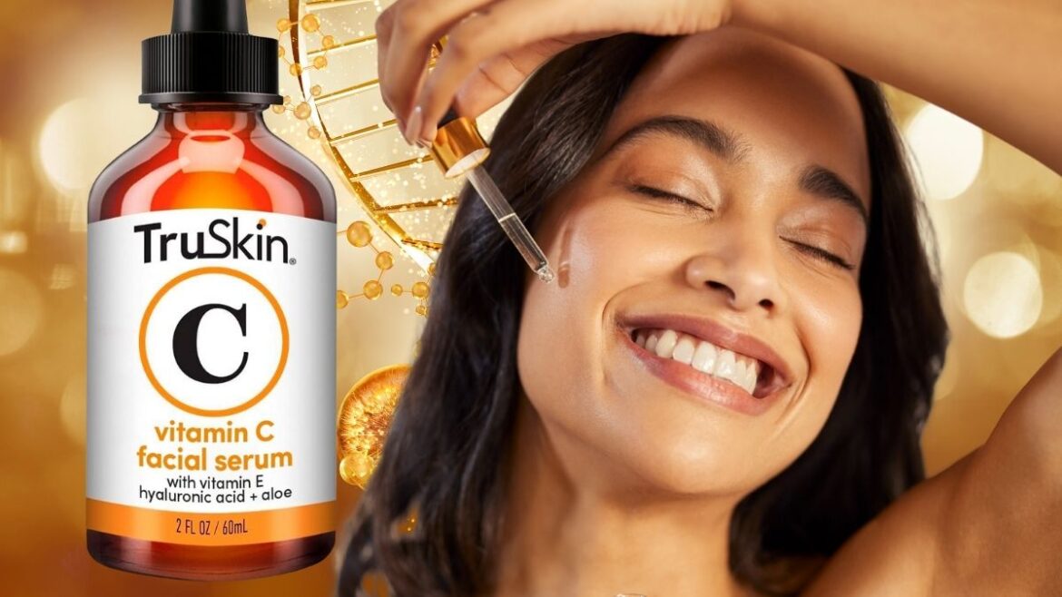 TruSkin Vitamin C Serum For Face – Anti Aging Face Serum with Vitamin C, Hyaluronic Acid, Vitamin E – Brightening Formula – Improve Appearance of Dark Spots...