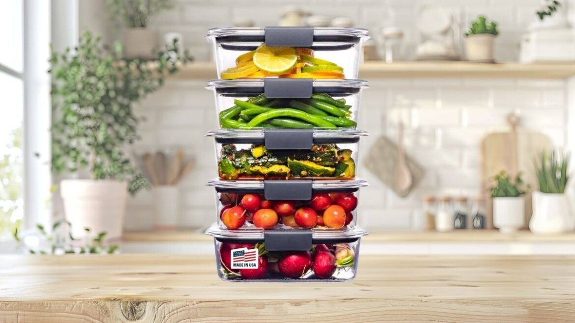 Rubbermaid Brilliance 5-Piece Food Storage Set: Clear, Leak-Proof, and Built to Last