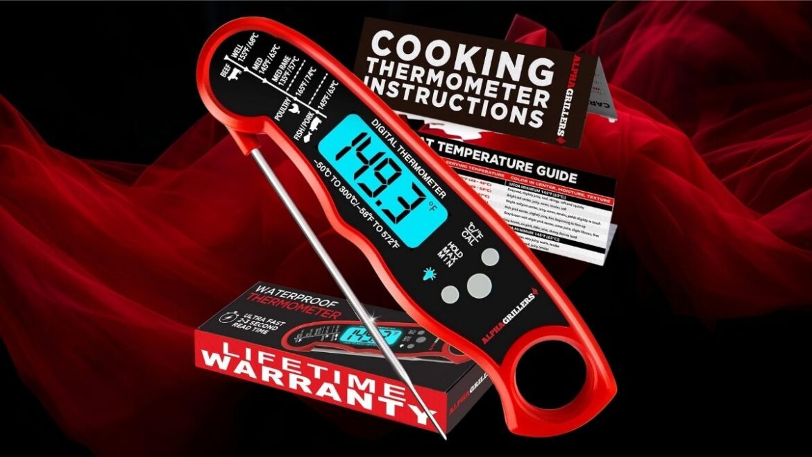 Alpha Grillers Instant Read Meat Thermometer: Precision Cooking Made Effortless