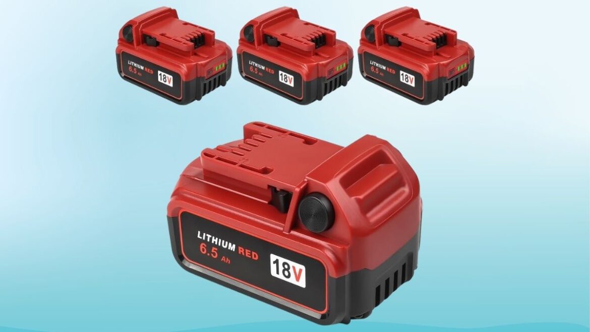 TeenPower Upgraded 4/pk Replacement for Milwaukee M-18 Battery 6500mAh