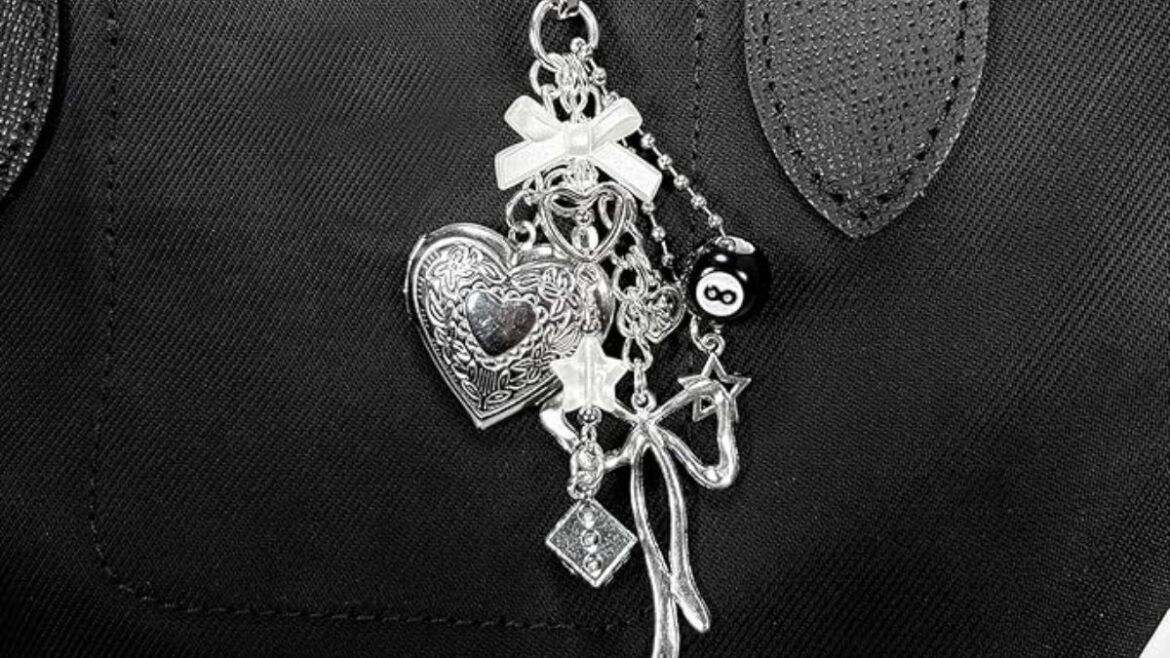 How the YTYAB Heart Locket Keychain Helps You Nail Y2K Bag-Charm Style