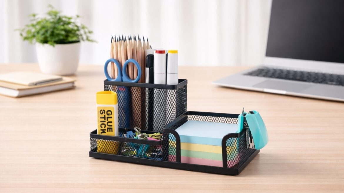 Organize your desk fast with the M&G Mesh Office Supply Organizer. Durable metal mesh, smart compartments, real pricing, and tips for clutter-free work daily!!!