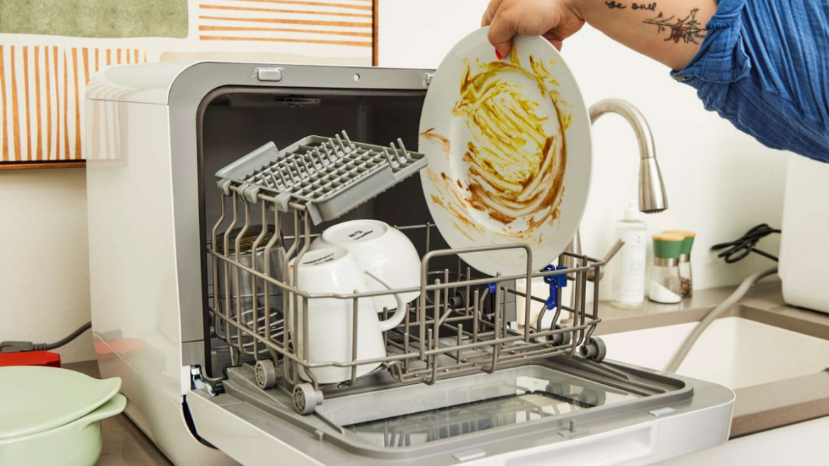 EUHOMY 6 Programs Countertop Dishwasher