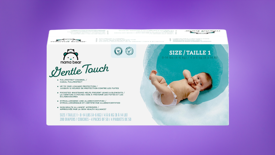 Amazon Brand - Mama Bear Gentle Touch Baby Diapers