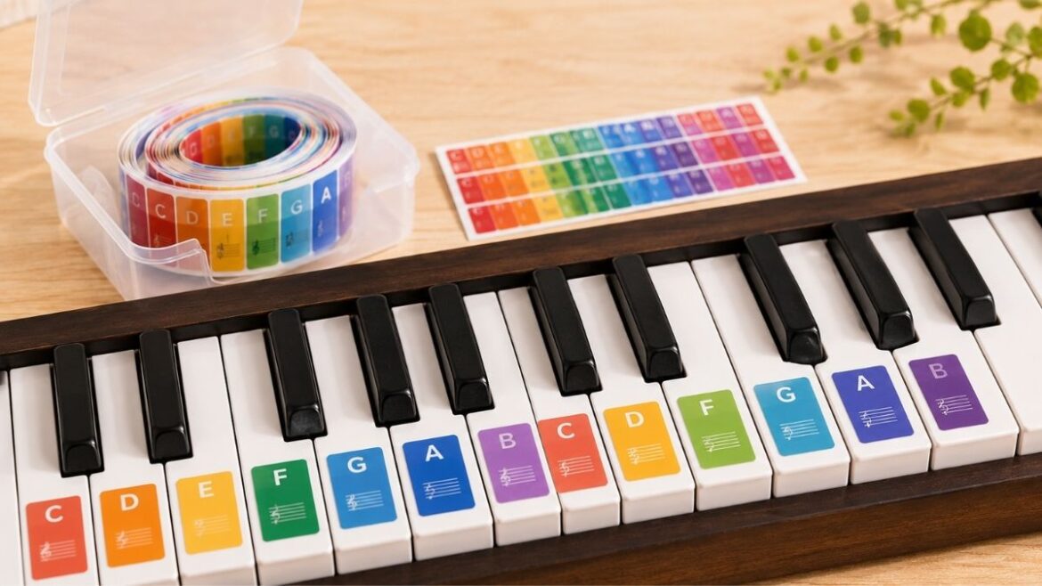 LEIEILUK Premium Silicone Keyboard Note Labels